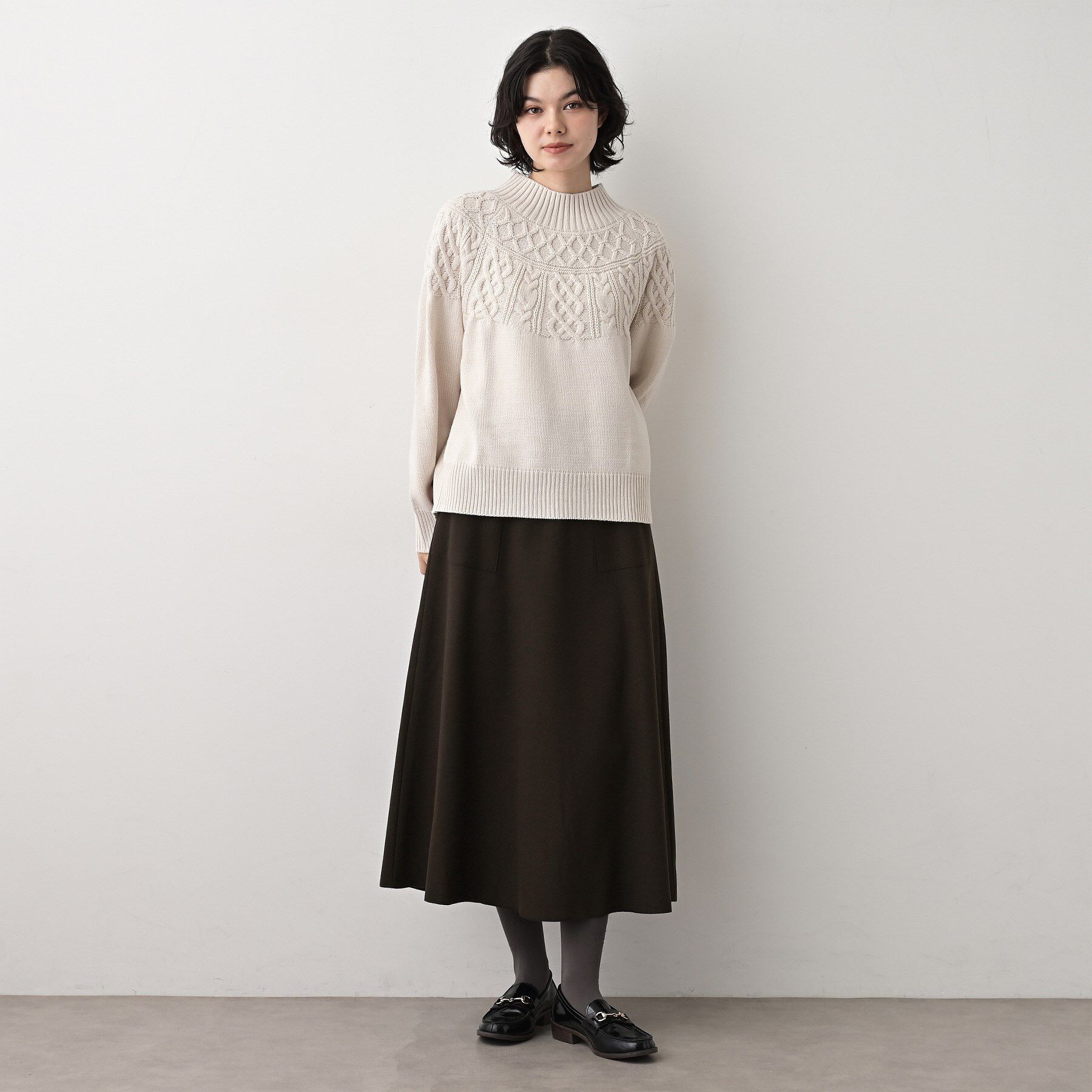 Dessin「メルトンジャージフレアスカート」|スカート|