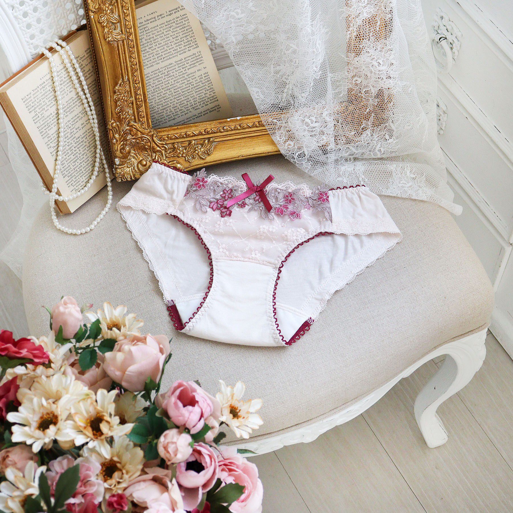 Risa Magli「ジニー サニタリー」|インナー|ローズ(062)