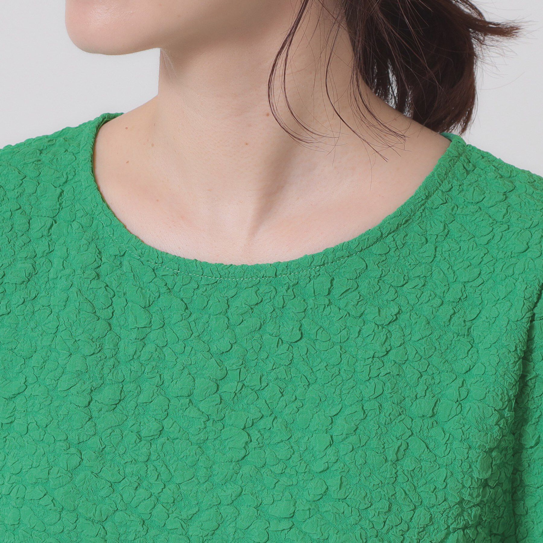 ITS&rsquo;DEMO「【手洗い可】ふくれジャカードプルオーバー」|Tシャツ・カットソー|