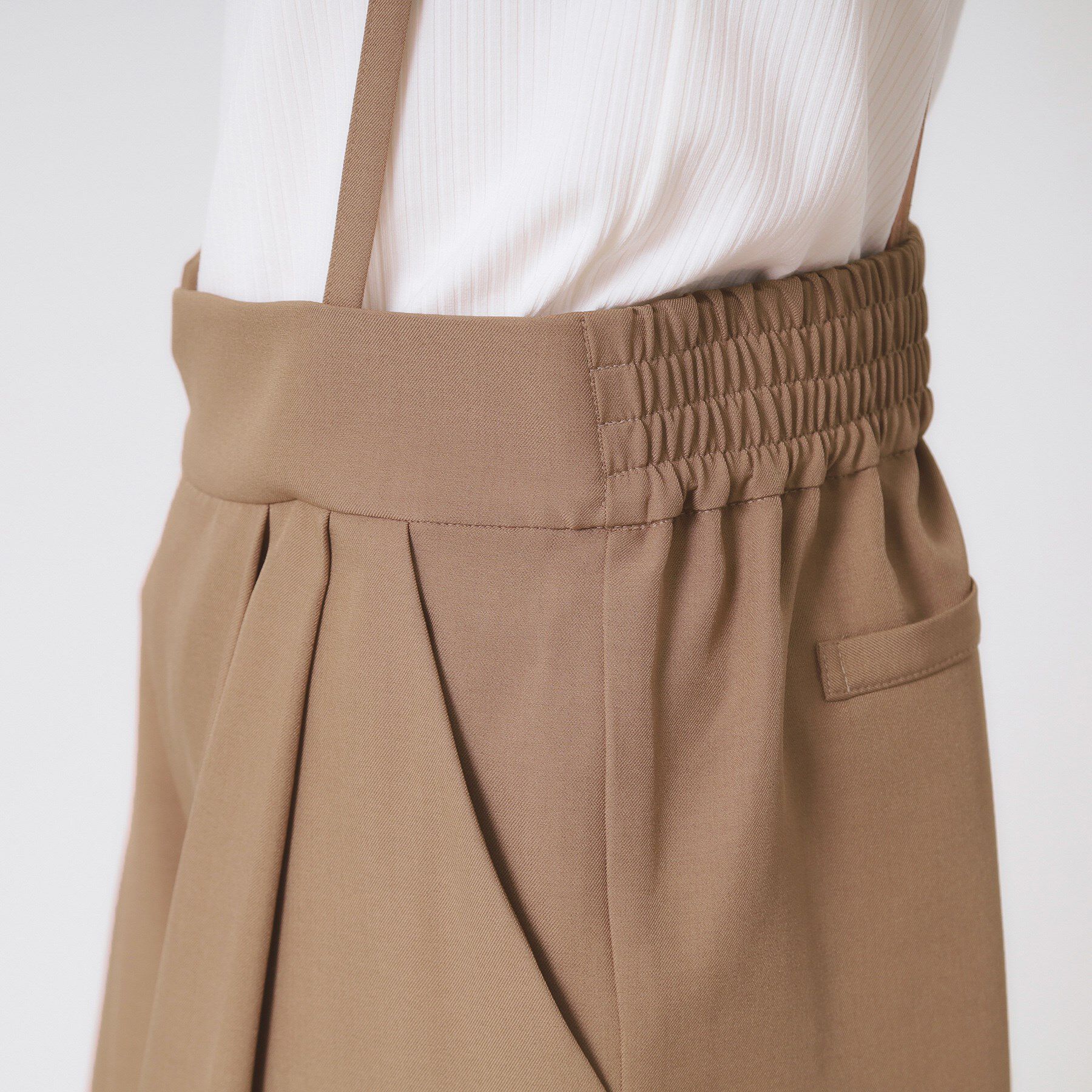 ITS&rsquo;DEMO「【手洗い可／セットアップ可】サス付きワイドパンツ」|その他|