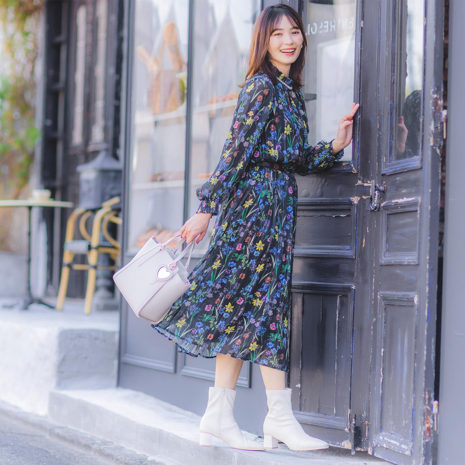 ITS&rsquo;DEMO「ミラーチャーム付き2WAYトート」|ハンドバッグ|