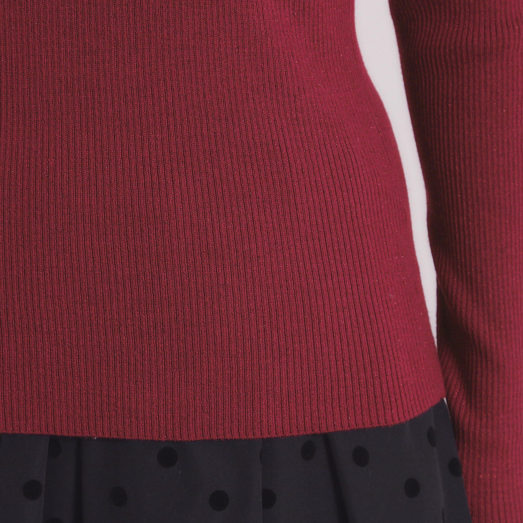 ITS&rsquo;DEMO「【手洗い可】ラメリブボトルネックニット」|ニット・セーター|