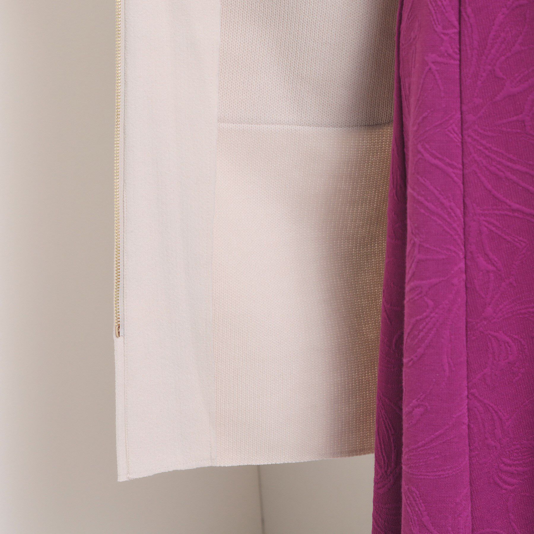 ITS&rsquo;DEMO「裏リブ襟付きコート」|ステンカラーコート|