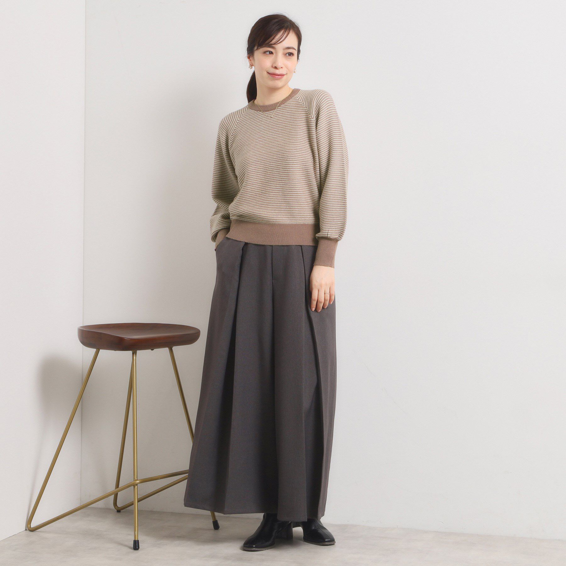 ITS&rsquo;DEMO「【手洗い可】柄編みニット」|ニット・セーター|