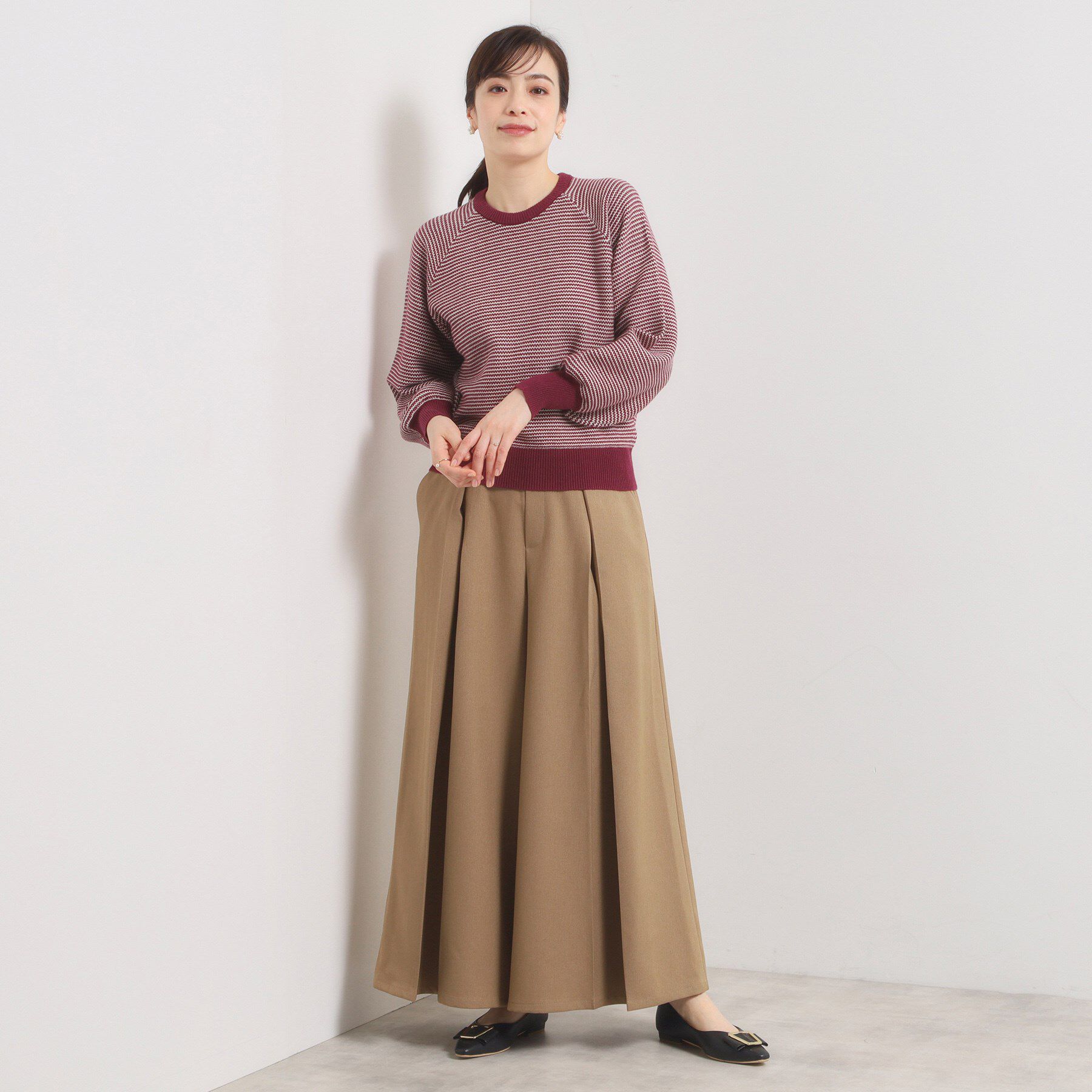 ITS&rsquo;DEMO「【手洗い可】柄編みニット」|ニット・セーター|