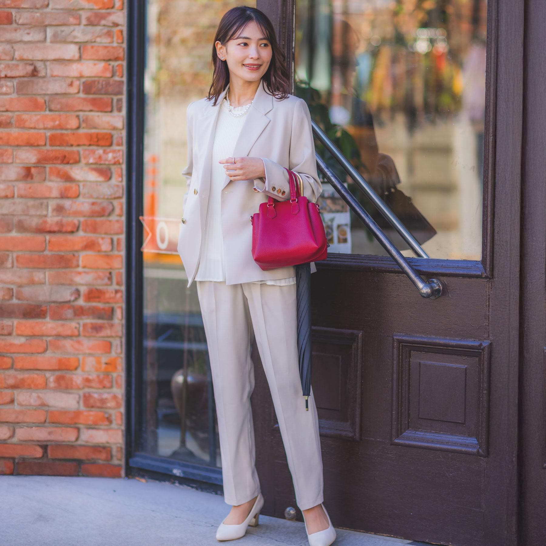 ITS&rsquo;DEMO「【洗濯機OK／イージーケア】ツイルストレッチダブルジャケット」|テーラードジャケット|