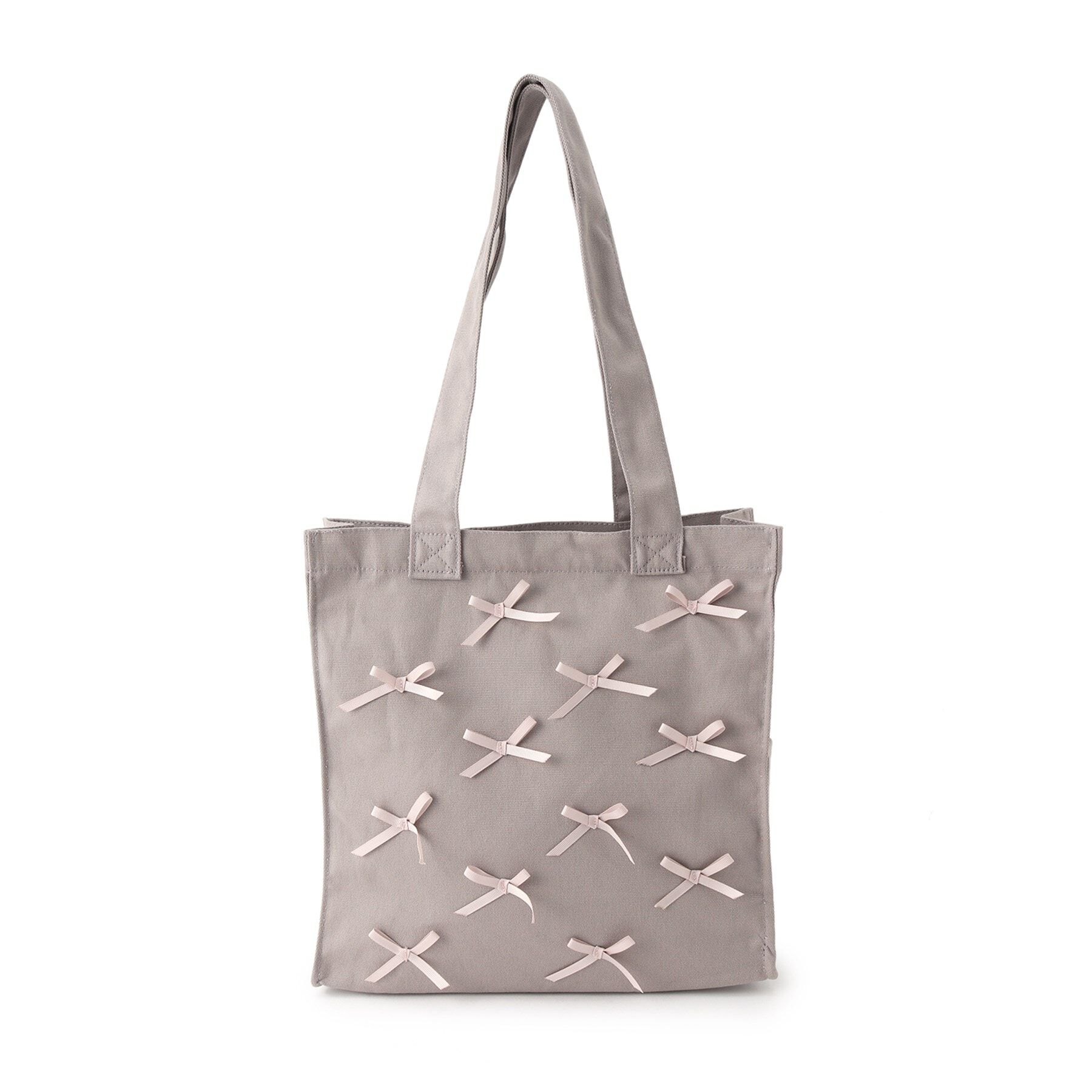 Ober Tashe「通勤通学に使える！リボントートバッグ」|トートバッグ|ｸﾞﾚｰ(012)