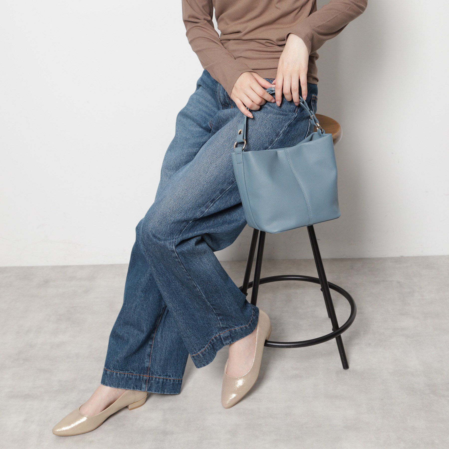 ESPERANZA「2WAYチェーン編みハンドルショルダーバッグ」|ショルダー・メッセンジャー|