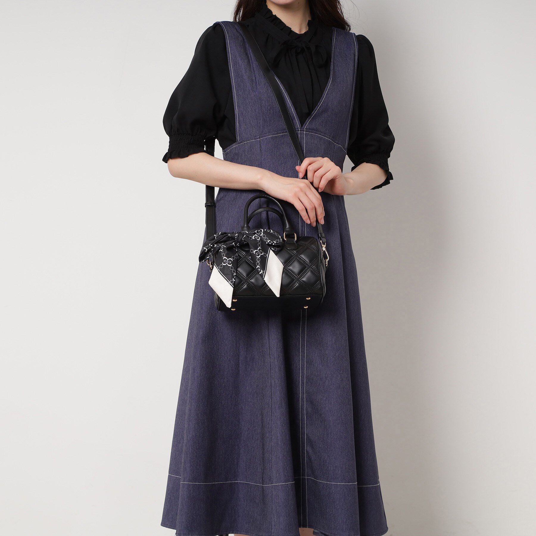 ESPERANZA「スカーフリボンキルティングバッグ」|ショルダー・メッセンジャー|