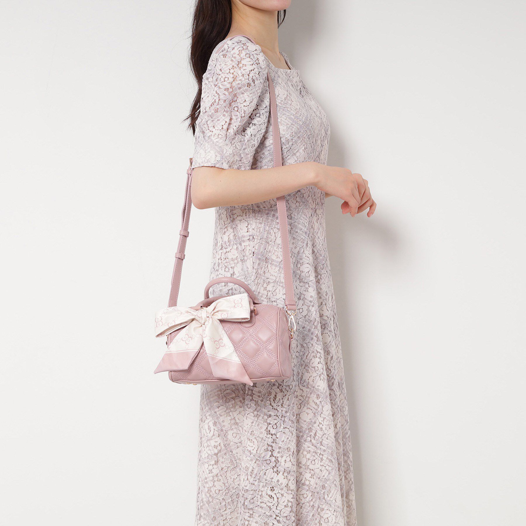 ESPERANZA「スカーフリボンキルティングバッグ」|ショルダー・メッセンジャー|