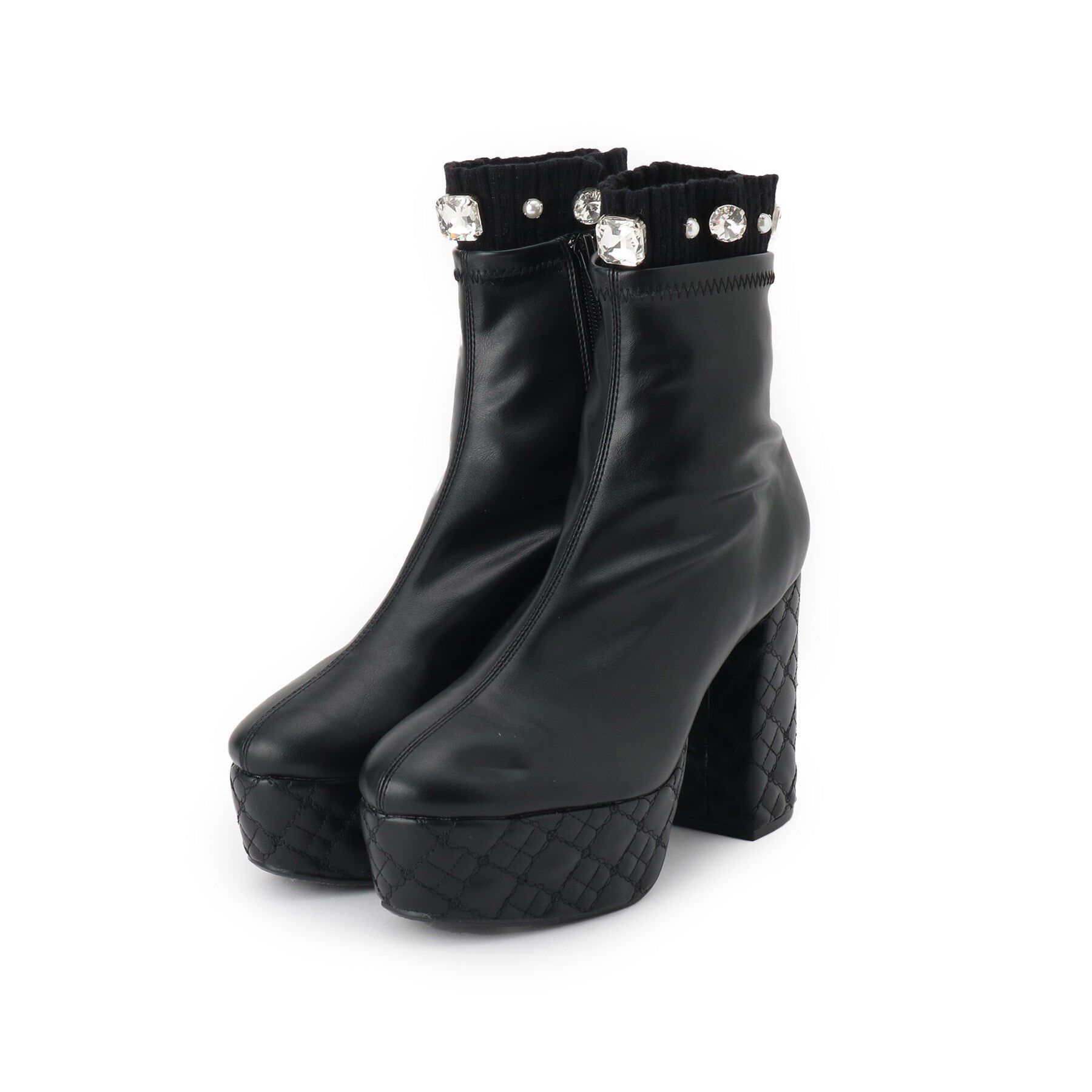 ESPERANZA「【ラク盛り／ショートブーツ】リピーター続出／脚長美脚 マルチWAYショートブーツ」|ショートブーツ|