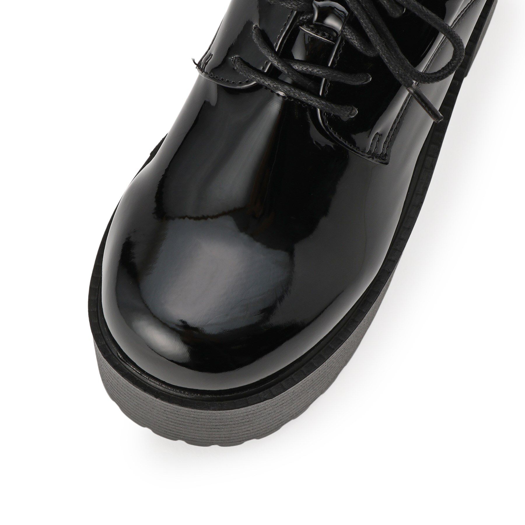 csT&P「厚底レースアップマニッシュパンプス」|パンプス|