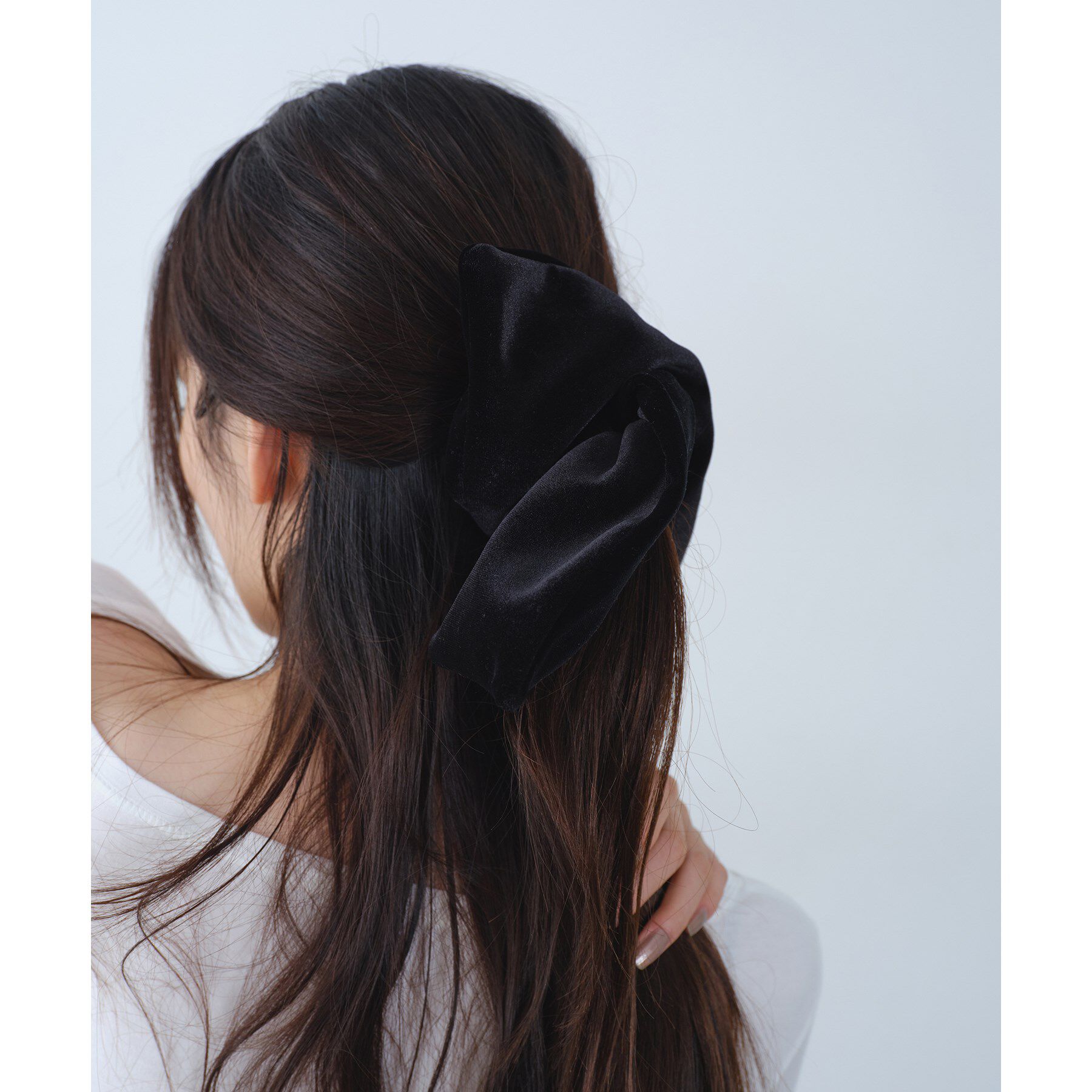 CODE A「heyep｜Velour Square Scrunchie － Medium」|その他|