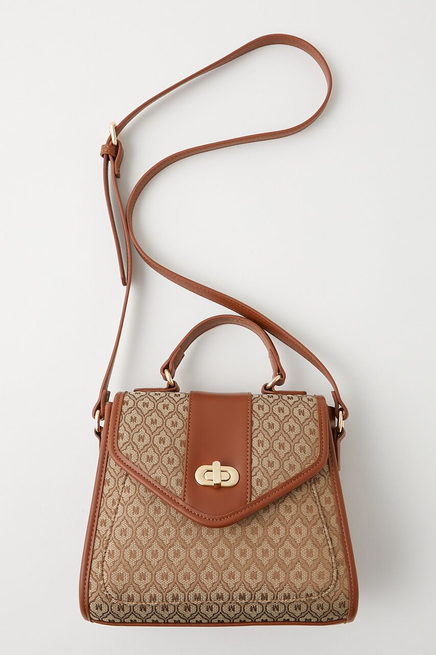 MOUSSY「MONOGRAM MINI SHOULDER バッグ」|その他|BEG