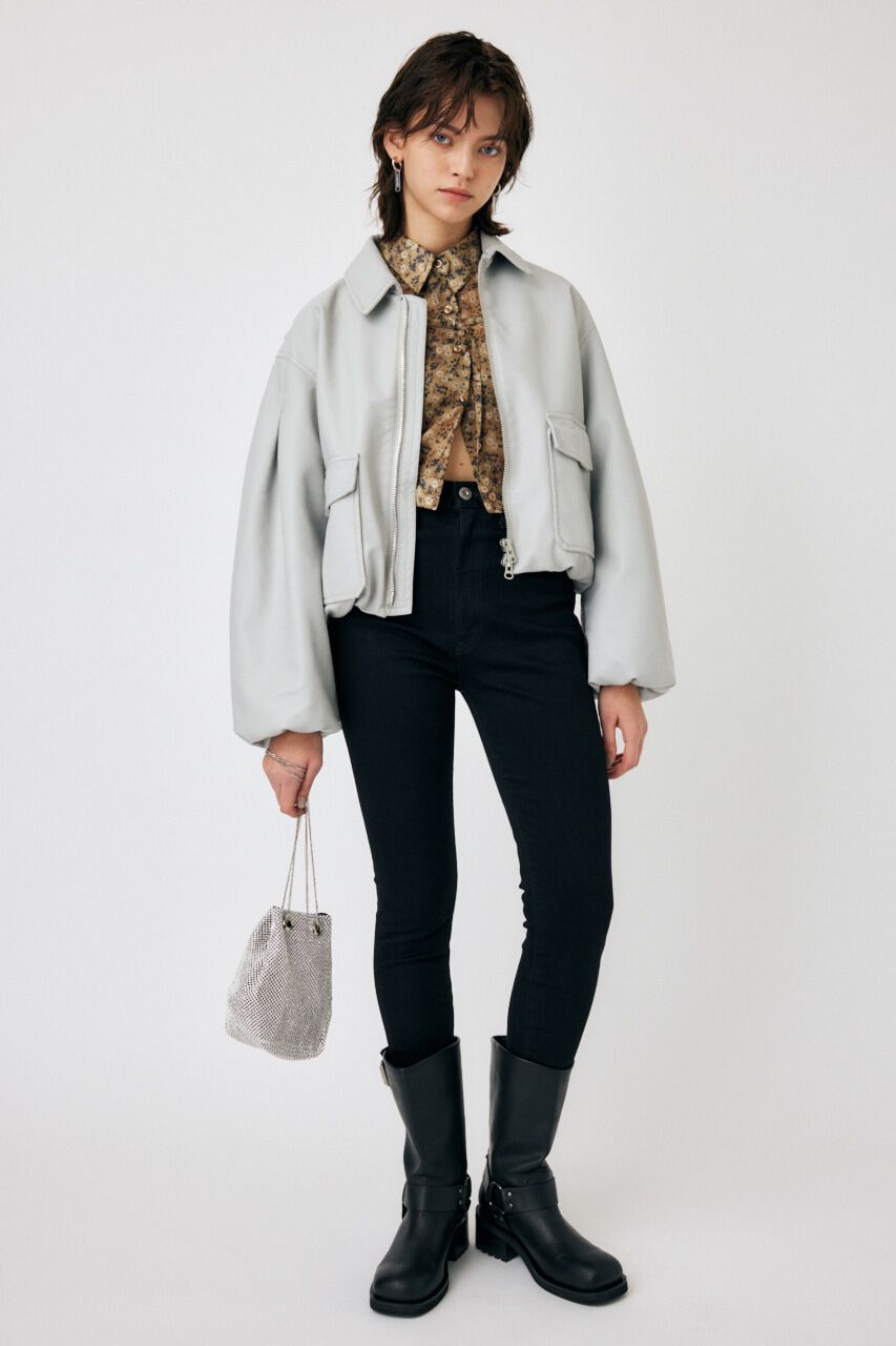 MOUSSY「SHEER TUCK SLEEVE ブラウス」|シャツ・ブラウス|