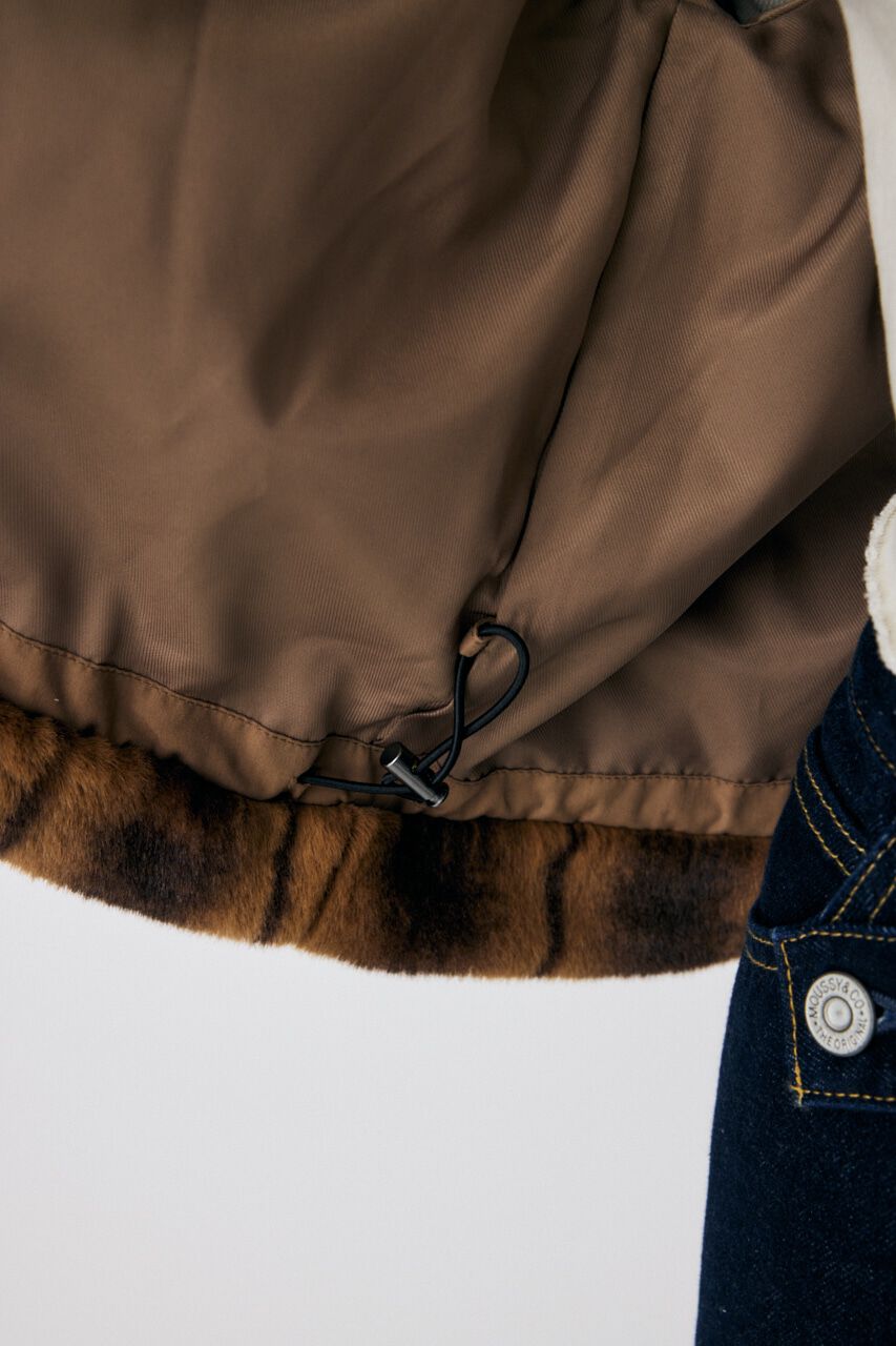 MOUSSY「FAUX FUR スタンドカラージャケット」|その他|