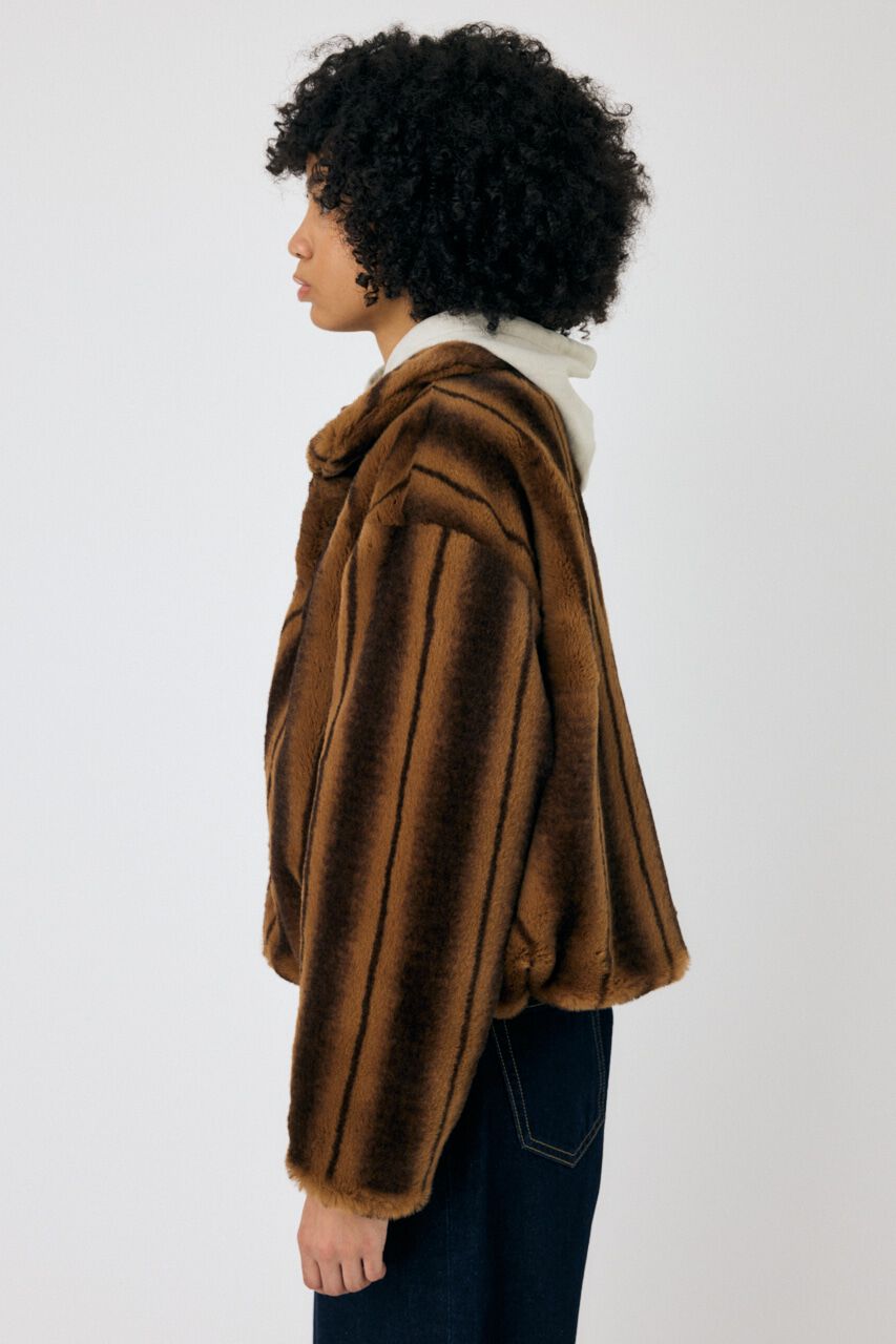 MOUSSY「FAUX FUR スタンドカラージャケット」|その他|
