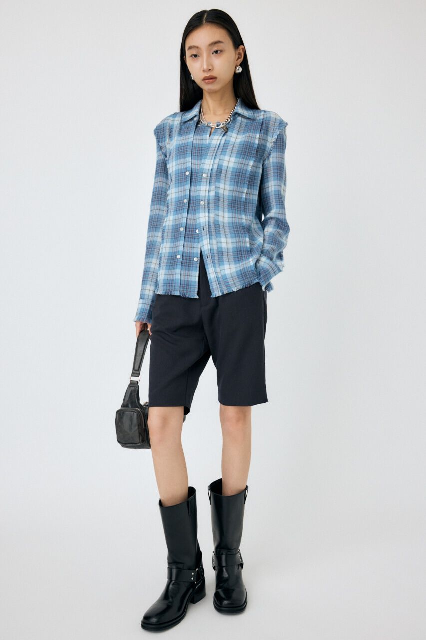 MOUSSY「STRETCH TWILL スリムハーフパンツ」|その他|T.GRY