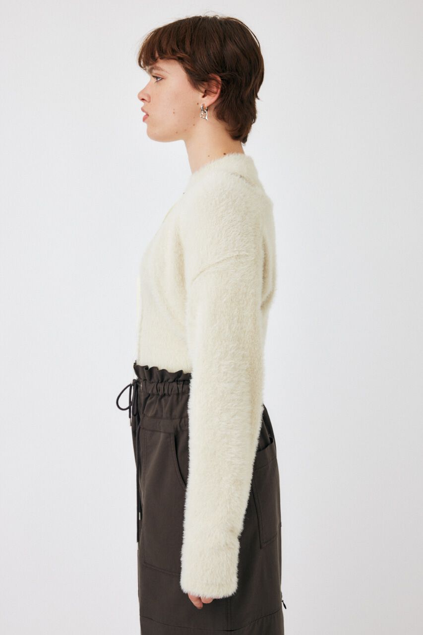 MOUSSY「SHAGGY KNIT ボレロ & タンク」|ニット・セーター|