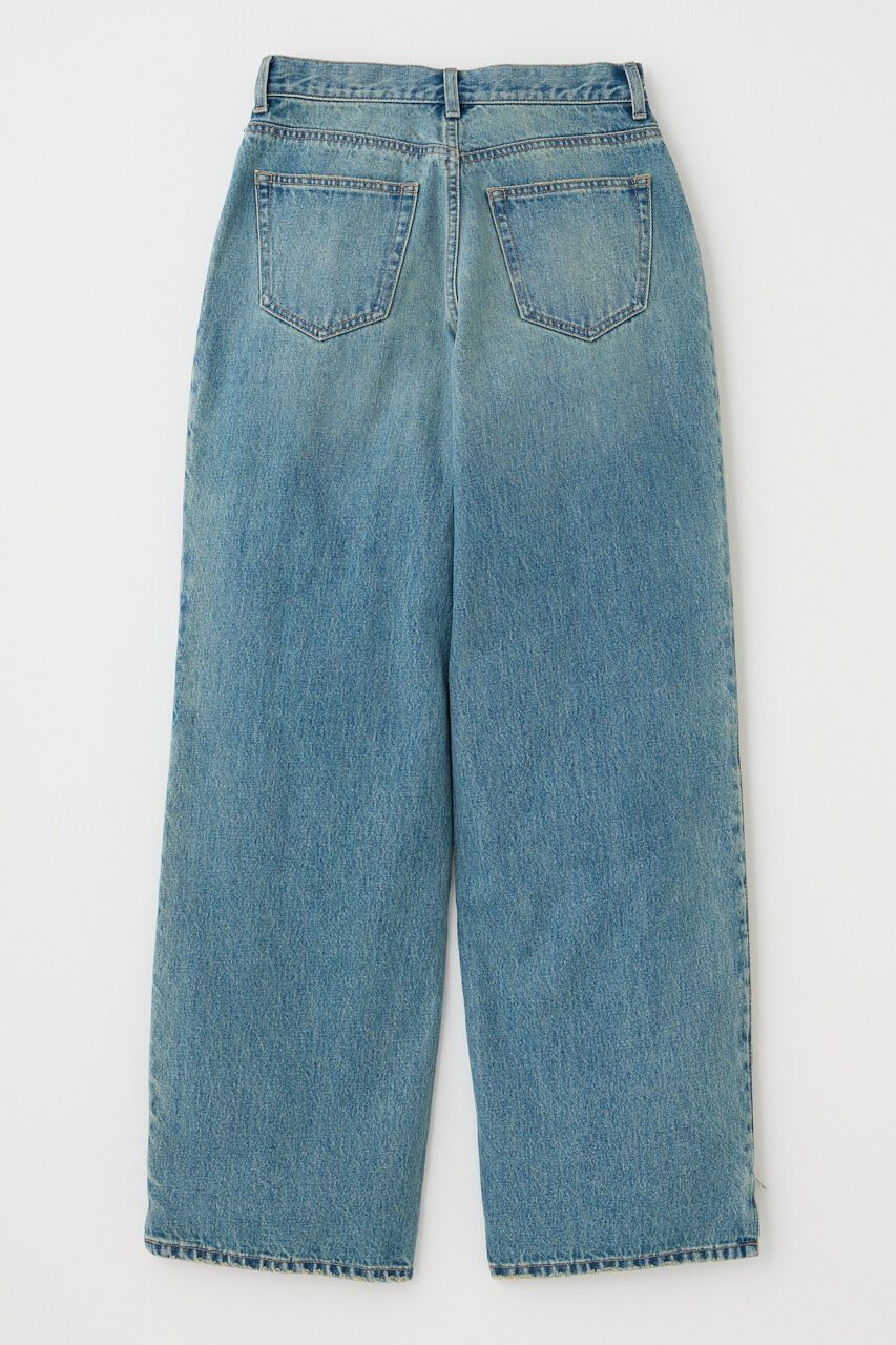 MOUSSY「SIDE ZIP バギー」|デニム|