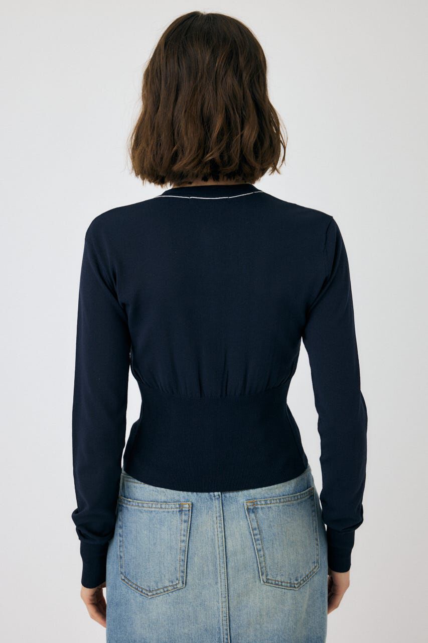 MOUSSY「COLOR STITCH カーディガン」|カーディガン|