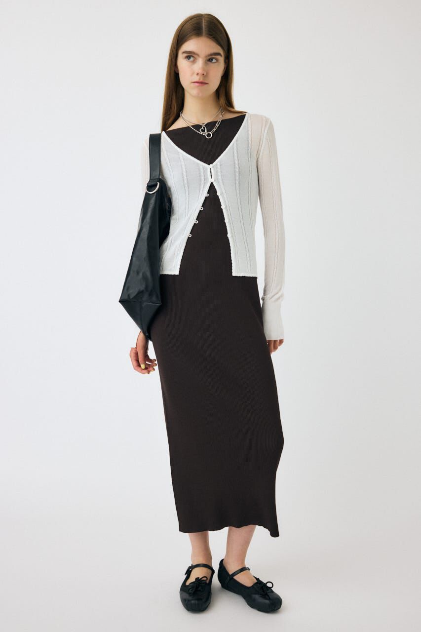 MOUSSY「HORIZON NECK キャミドレス」|ワンピース|