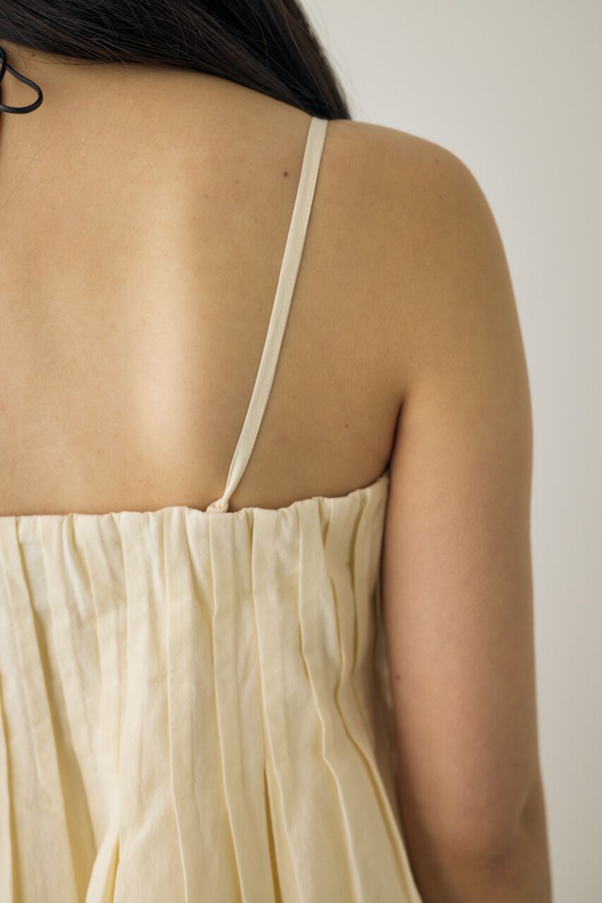 MOUSSY「ピンタックキャミソール　オーガニックコットン使用」|キャミソール|