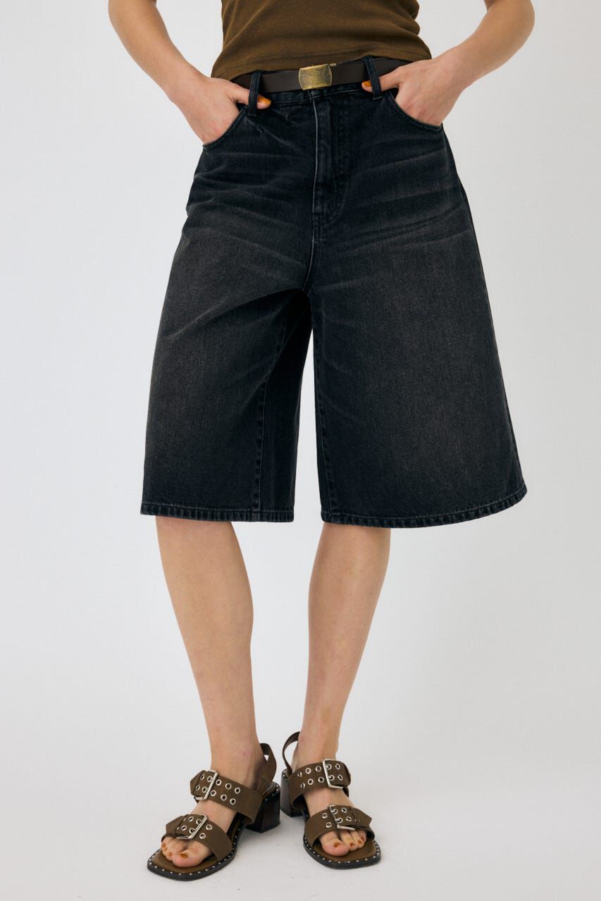 MOUSSY「KNEE LENGTH バミューダパンツ」|デニム|