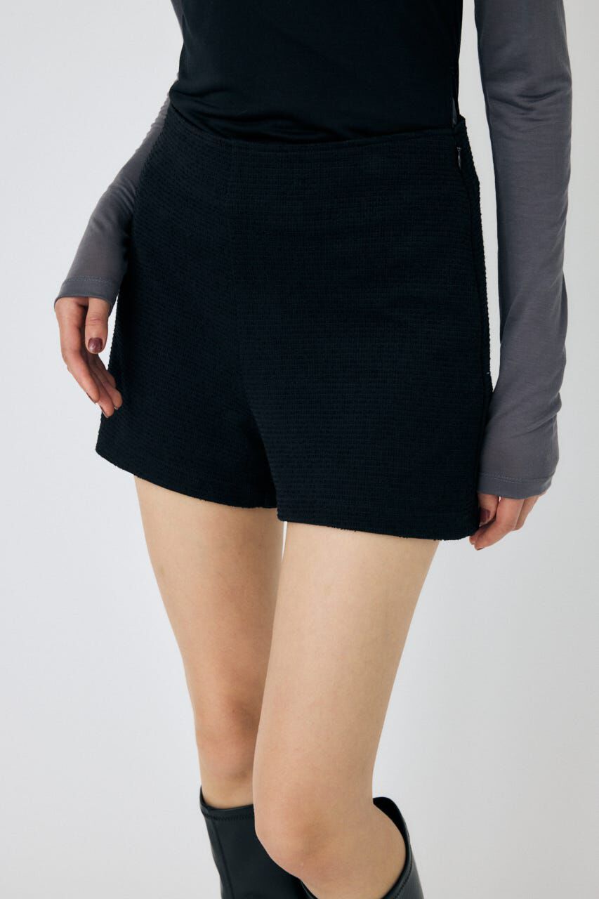 MOUSSY「BOUCLE TWEED ショーツ」|その他|BLK