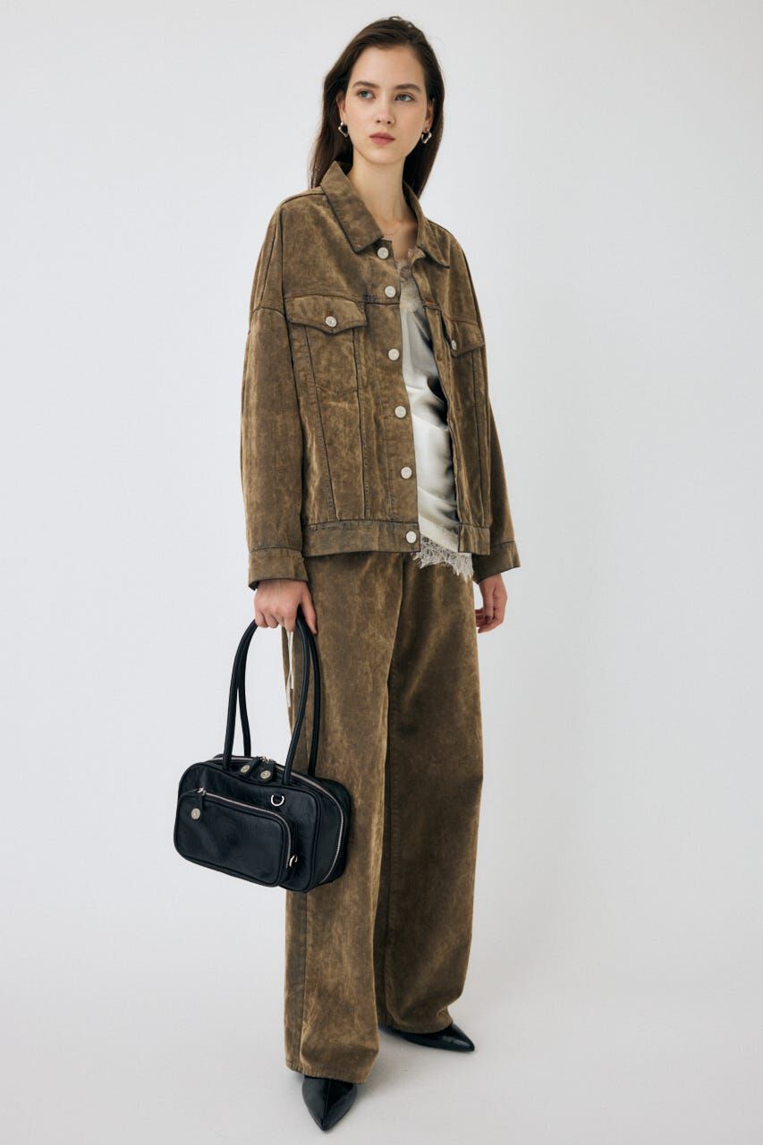 MOUSSY「OVERSIZED CORDUROY ジャケット」|デニムジャケット|