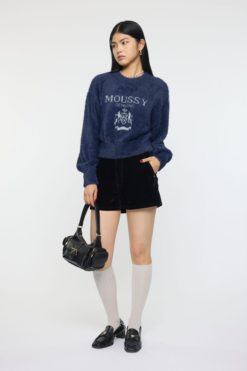MOUSSY「FLUFFY MOUSSY KNIT トップス」|ニット・セーター|