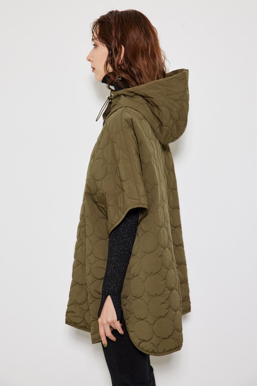 rienda「フーディー中綿ポンチョJK」|その他|