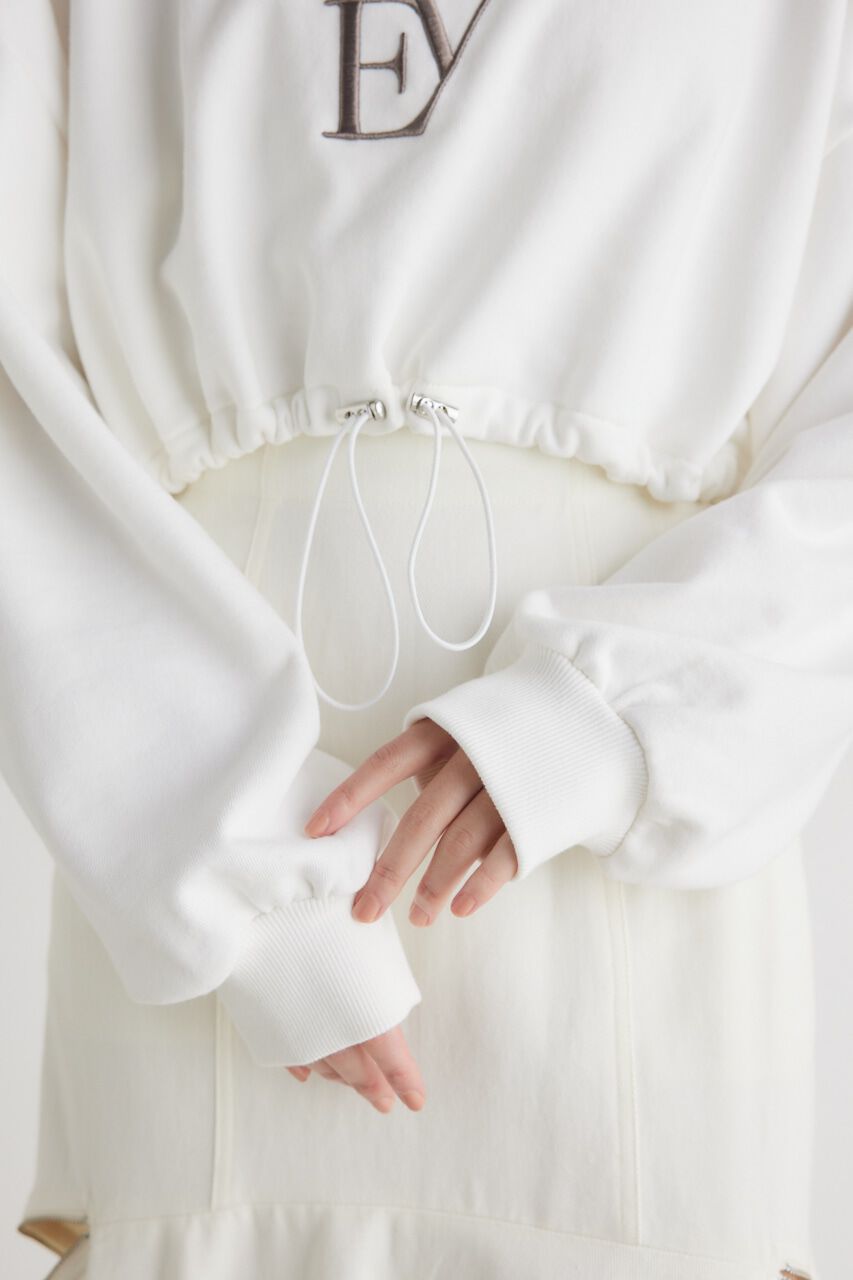 rienda「バルーンヘムロゴスウェットTOP」|Tシャツ・カットソー|