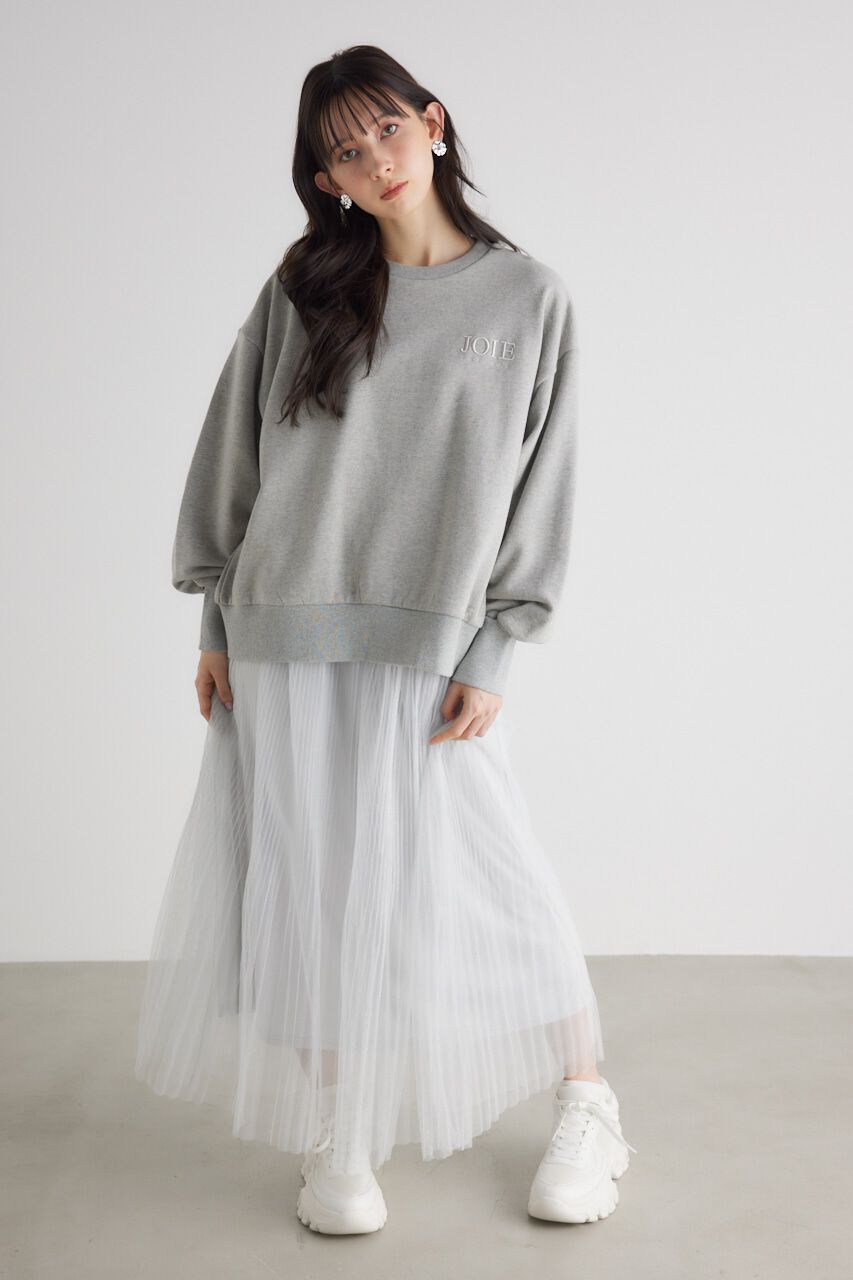 rienda「メッセージロゴスウェットTOP」|Tシャツ・カットソー|