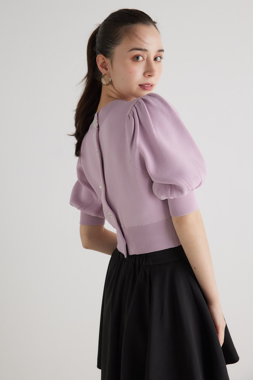 rienda「2WAYビジューKnit CD TOP」|ニット・セーター|