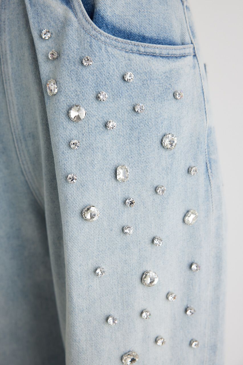 rienda「グラデーションビジュー DENIM J/W PT」|デニム|