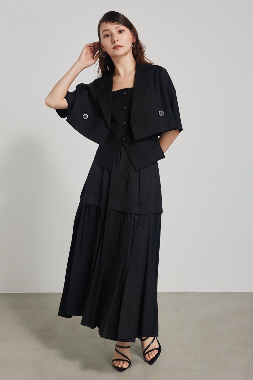 rienda「クロップドハーフSLV JK」|その他|