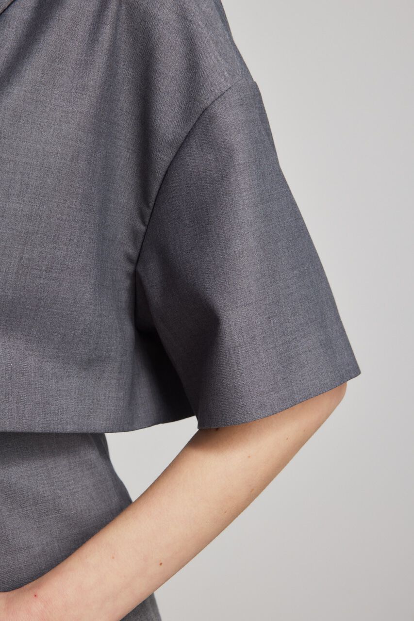 rienda「クロップドハーフSLV JK」|その他|