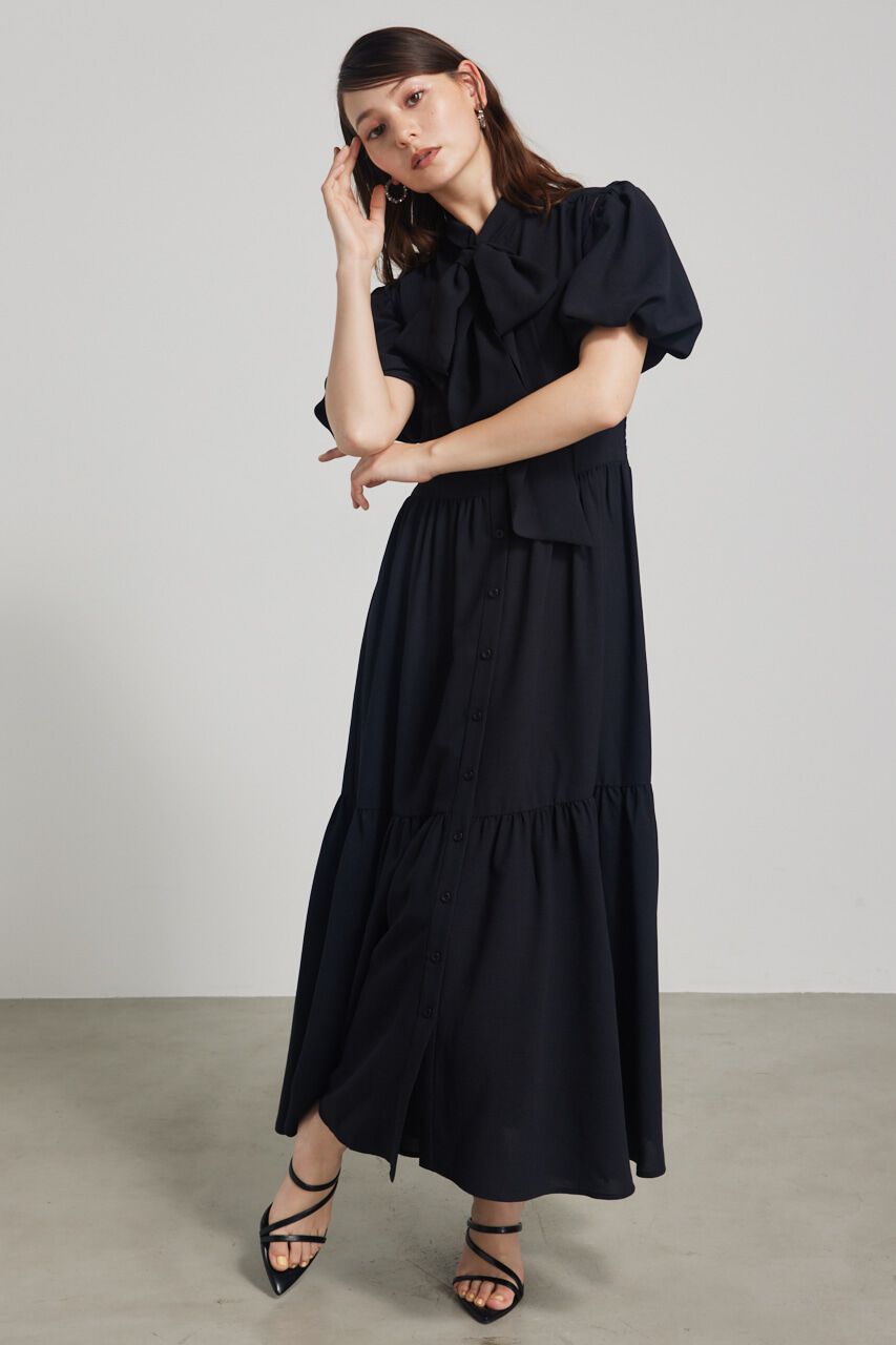 rienda「2WAYボウタイリボンOP」|ワンピース|NVY