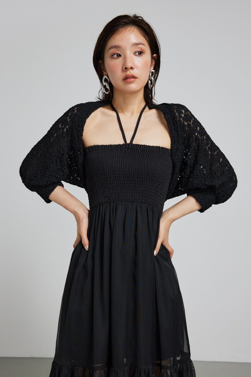 rienda「バンピーレースカーデ」|カーディガン|