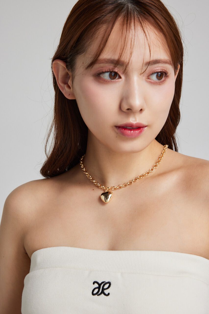 rienda「2WAYチェーンハートネックレス」|ネックレス|