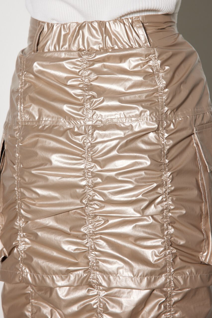 rienda「レイヤードカーゴジャストウエストスカート」|スカート|