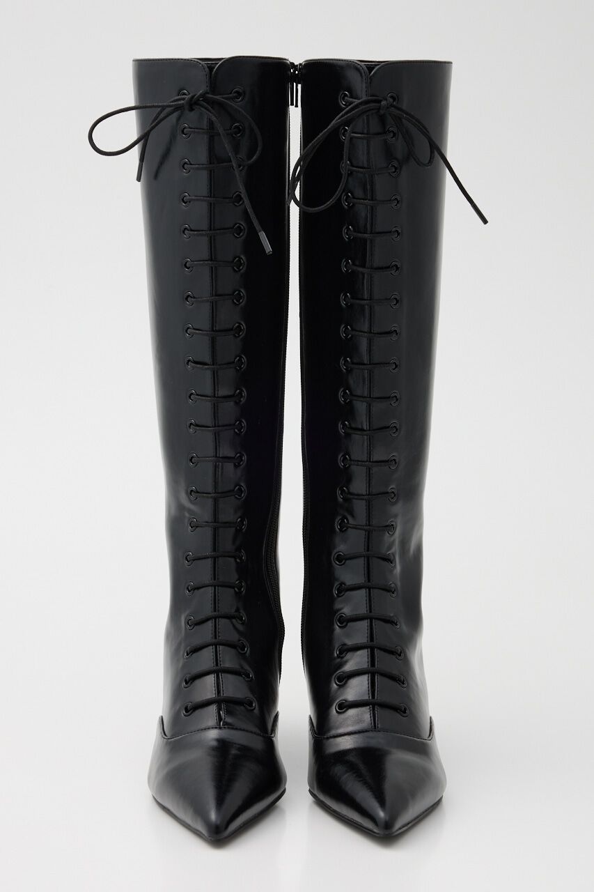 rienda「フロントレースアップロングブーツ」|その他|