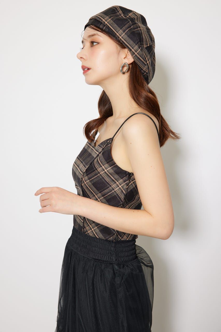 rienda「チェックビスチェ」|キャミソール|