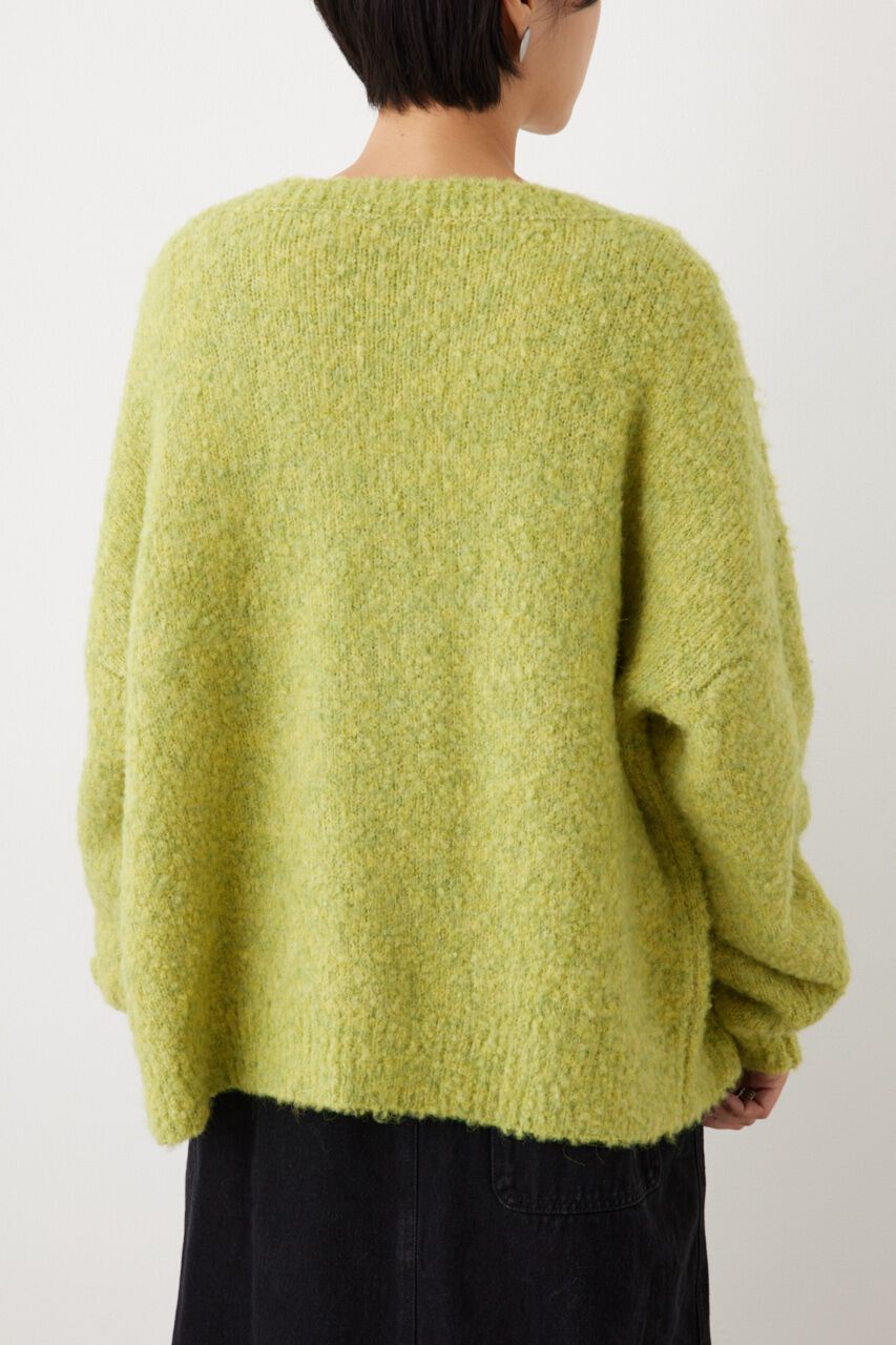 RODEO CROWNS「ミックスブークレニットカーディガン」|カーディガン|