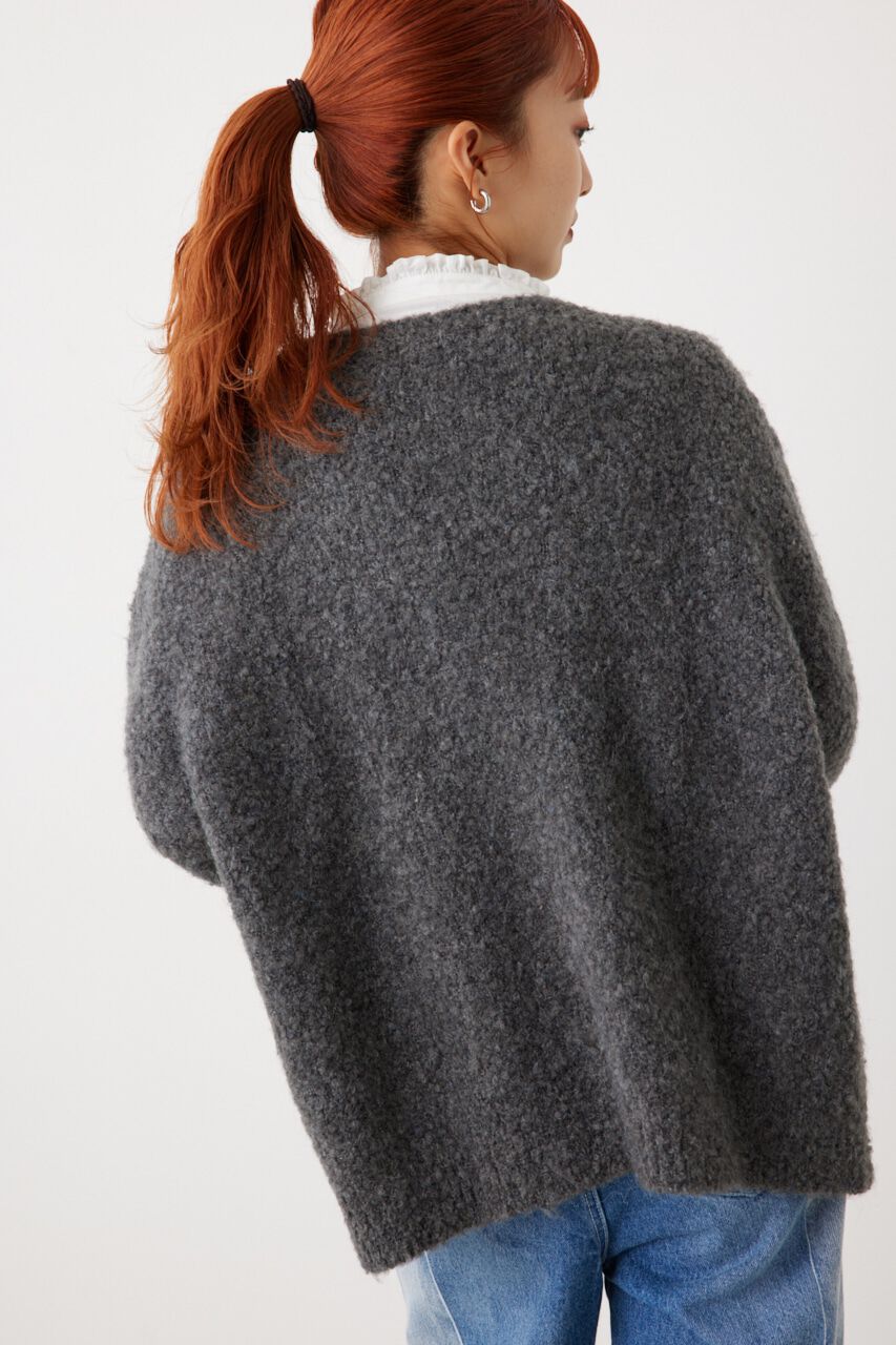 RODEO CROWNS「ミックスブークレニットカーディガン」|カーディガン|