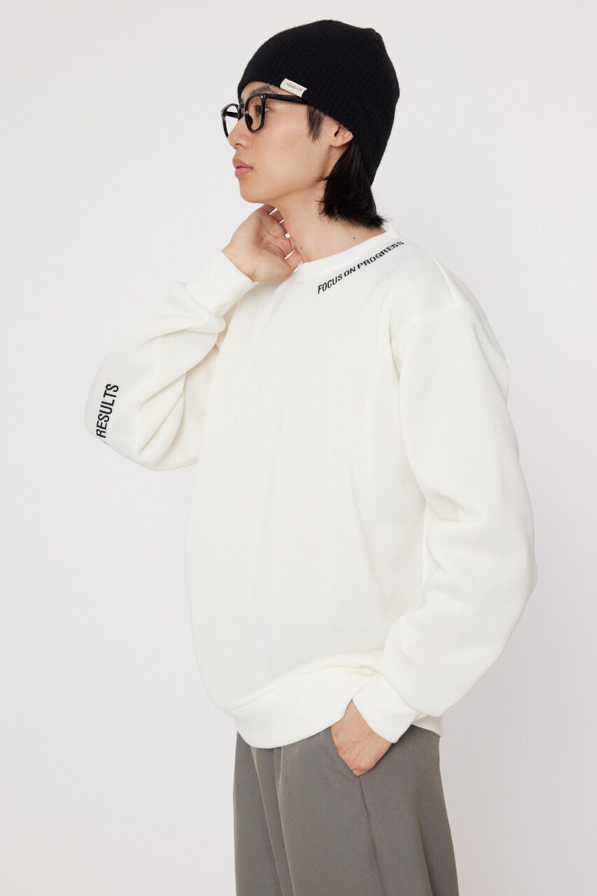 RODEO CROWNS「ニットライクメッセージロゴスウェットトップス」|Tシャツ・カットソー|