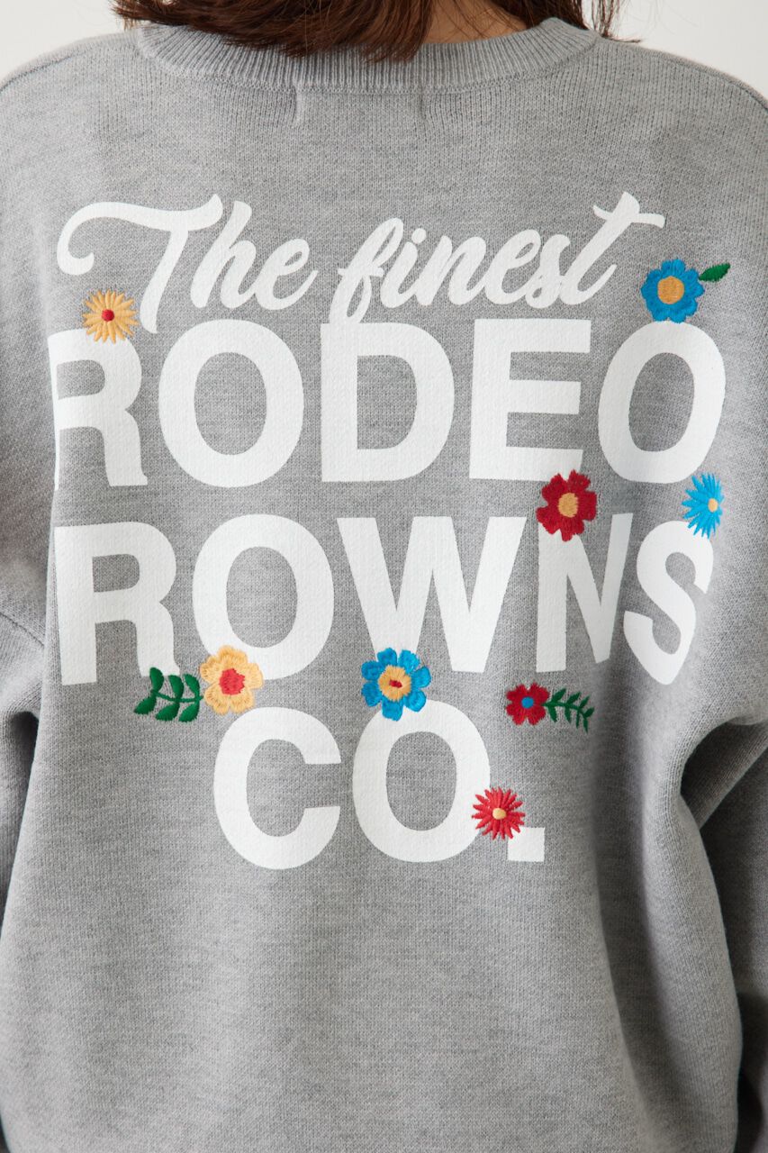 RODEO CROWNS「ブーケロゴ ニット トップス」|ニット・セーター|