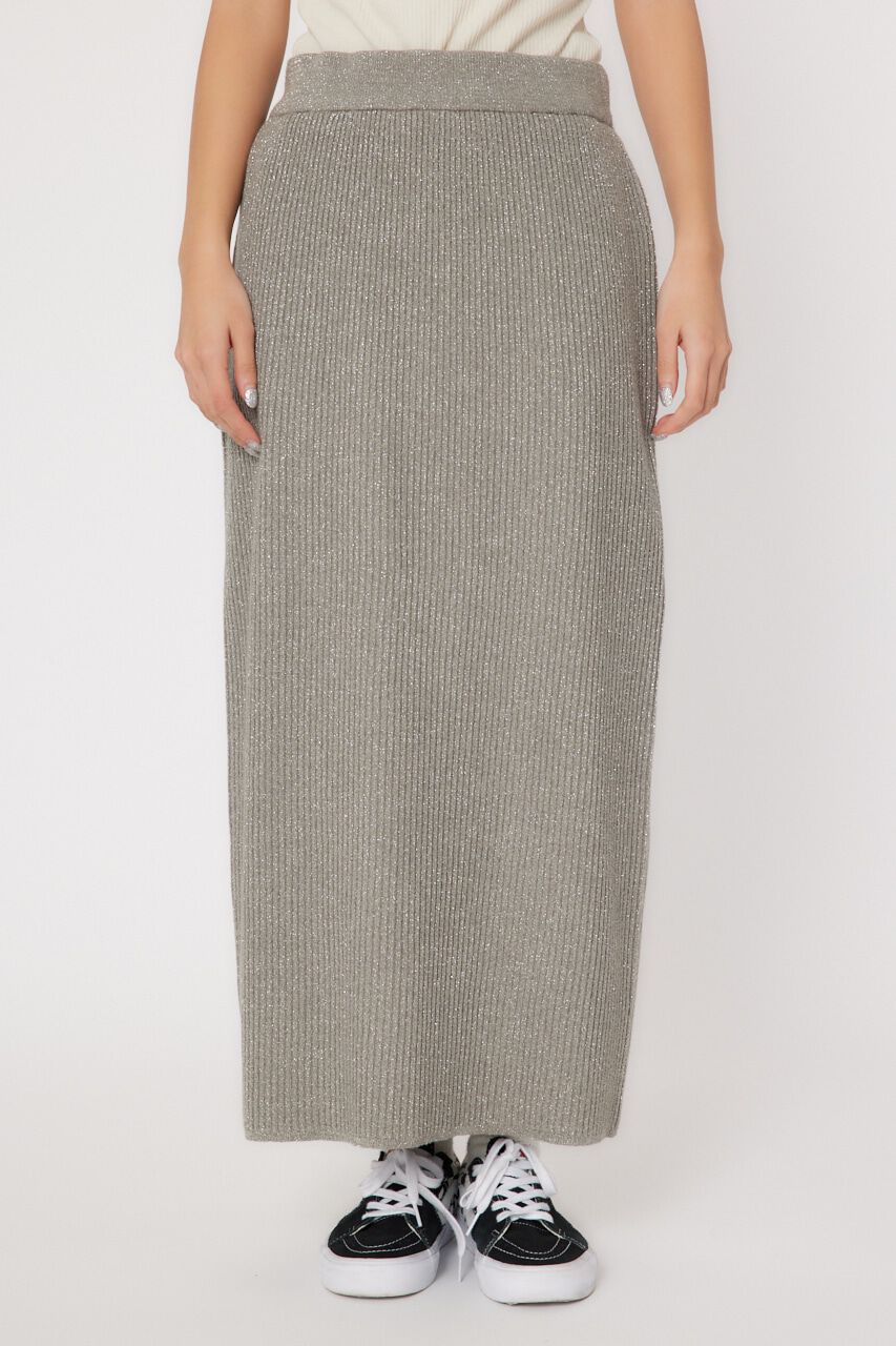 RODEO CROWNS「メタリック リブニット スカート」|スカート|