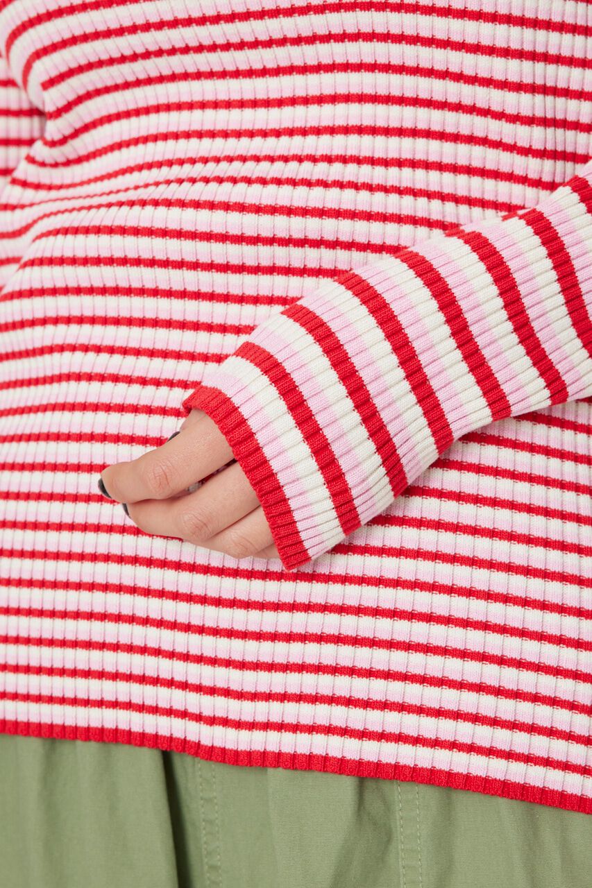 RODEO CROWNS「パターンボーダーニットトップス」|ニット・セーター|